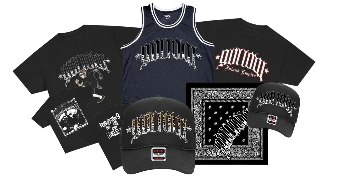 GVLLOW shirts, jersey, hats and bandana